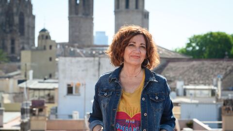 Conchita Pe&ntilde;a. la degana del Col&middot;legi de Treball Social de Catalunya. 