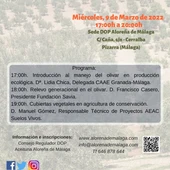 El Consejo Regulador de la DOP Aceituna Aloreña organiza las II Jornadas "Cultivo del Olivar" El Consejo Regulador de la DOP Aceituna Aloreña organiza las II Jornadas "Cultivo del Olivar"