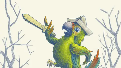 Cartel do Entroido en Pontevedra deseñado polo artista pontevedrés Santiago Paredes Cruz Más de Uno Pontevedra