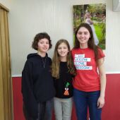 Las 3 niñas ucranianas acogidas por una familia de Puertollano