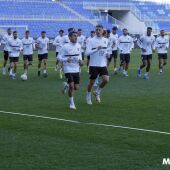 Entrenamiento del Málaga CF