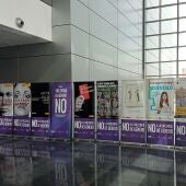 La Ciudad de la Justicia acoge una exposición de cartelería contra la Violencia de Género