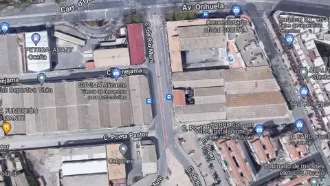Zona afectada por las expropiaciones Zona afectada por las expropiaciones