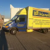 El camión que viajará desde Pozuelo hasta Polonia El camión que viajará desde Pozuelo hasta Polonia