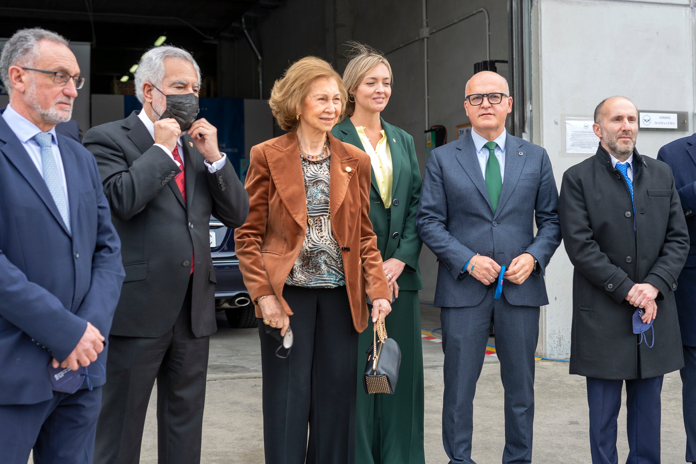 Visita da raíña Sofía ao Banco de Alimentos de Ourense Visita da raíña Sofía ao Banco de Alimentos de Ourense