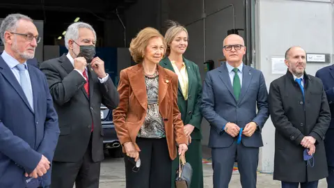 Visita da raíña Sofía ao Banco de Alimentos de Ourense Visita da raíña Sofía ao Banco de Alimentos de Ourense