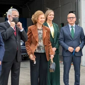 Visita da raíña Sofía ao Banco de Alimentos de Ourense Visita da raíña Sofía ao Banco de Alimentos de Ourense