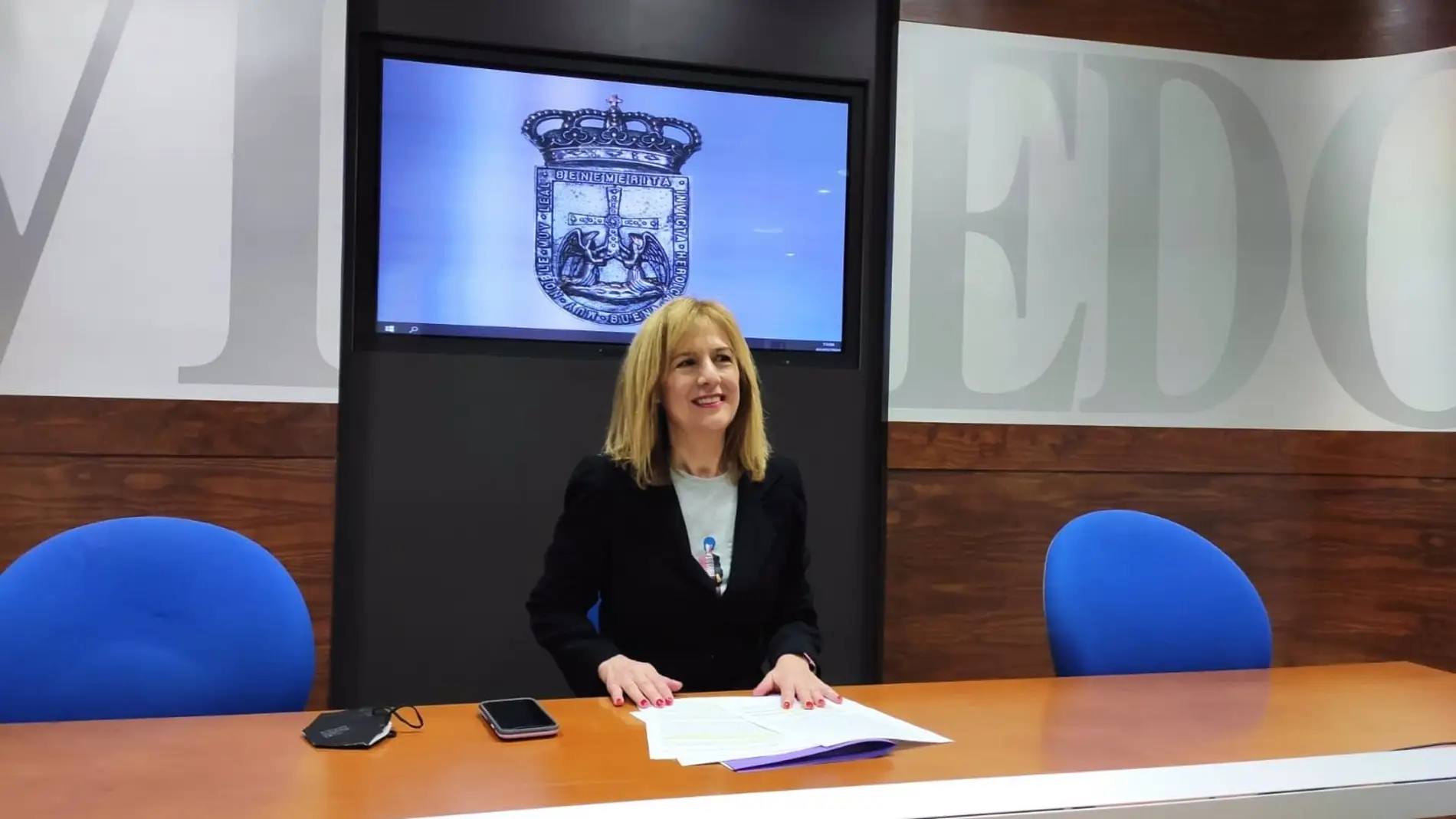 Marisa Ponga, concejala del PSOE en el Ayuntamiento de Oviedo