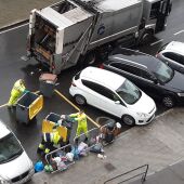 Recogida de basura en A Coruña