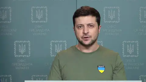 El presidente ucraniano, Volodímir Zelenski El presidente ucraniano, Volodímir Zelenski