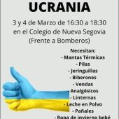 Recogida de material para Ucrania