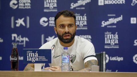 Javi Jim&eacute;nez, jugador del M&aacute;laga CF