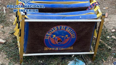 Un transportin empleado para los gallos 