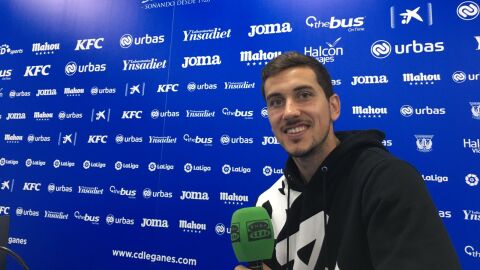 Javi Hern&aacute;ndez, futbolista del Legan&eacute;s.