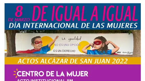 Anunciada la programación alcazareña para conmemorar el Día Internacional de la Mujer Anunciada la programación alcazareña para conmemorar el Día Internacional de la Mujer