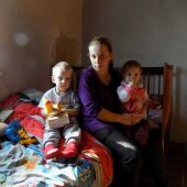 Niños en Ucrania atendidos por Aldeas Infantiles SOS