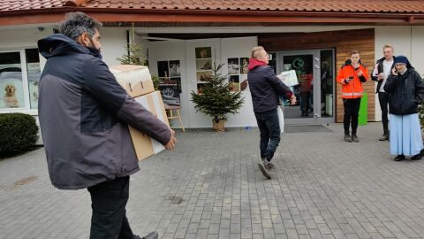 Donativos de Salvando Peludos para los animales afectados por la guerra en Ucrania