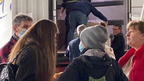 Voluntarios "Ayuda Ucrania" en Alc&aacute;zar de San Juan