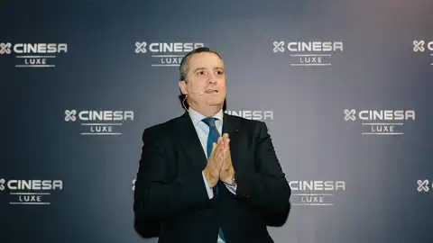 Ramón Biarnés, director general de Cinesa, durante la presentación de un evento de la compañía Ramón Biarnés, director general de Cinesa, durante la presentación de un evento de la compañía