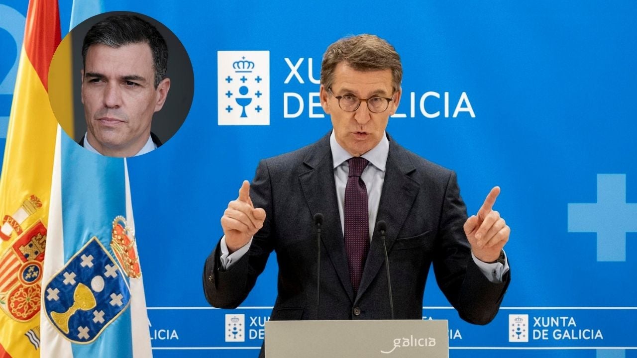 Feijóo sobre la división en el Gobierno: "Sánchez se va a comer todo lo que digan Belarra y Montero" Feijóo sobre la división en el Gobierno: "Sánchez se va a comer todo lo que digan Belarra y Montero"
