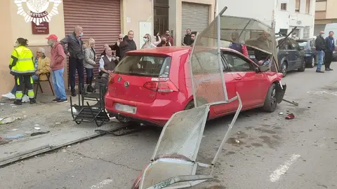 Un conductor positivo en drogas atropella a 7 personas que estaban en la terraza de un bar en Castelló Un conductor positivo en drogas atropella a 7 personas que estaban en la terraza de un bar en Castelló