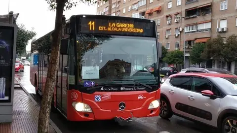 Jornada de huelga en los autobuses urbanos de Alcalá de Henares Quedan establecidos unos servicios mínimos del 60% en hora punta y del 35 % en valle