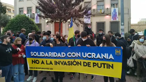 No a la invasión de Ucrania Badajoz