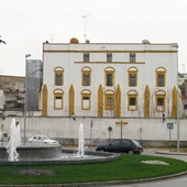 El muro del Palacio de Godoy de Badajoz comienza a derribarse a partir de este lunes El muro del Palacio de Godoy de Badajoz comienza a derribarse a partir de este lunes