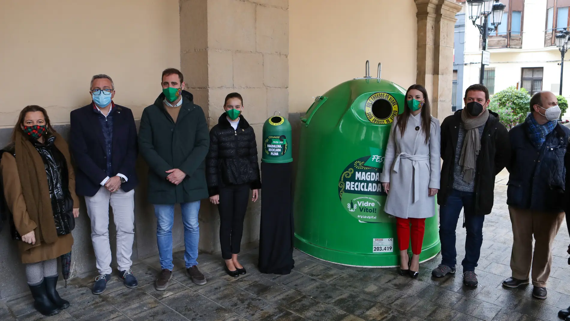 El Ayuntamiento de Castelló lanza la campaña ‘Vidre Vítol’ para reciclar en Magdalena
