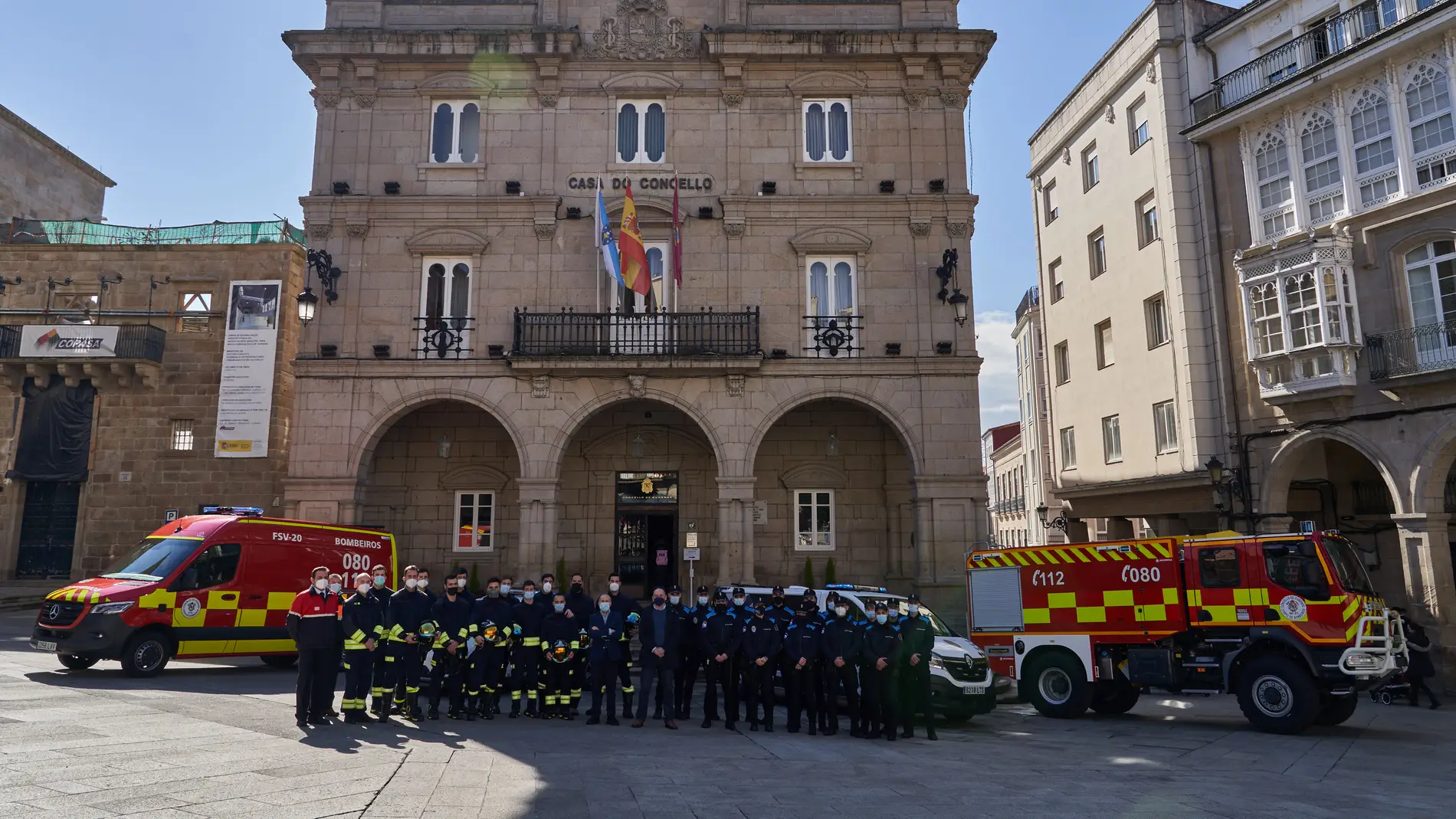 O Concello de Ourense reforza os corpos de seguridade da cidade