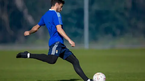 Gastón Brugman, en un entrenamiento en el Requexón Gastón Brugman, en un entrenamiento en el Requexón