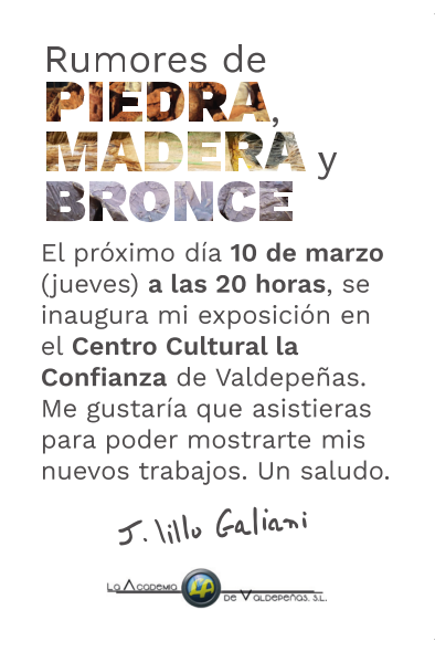 José Lillo Galiani inaugura una nueva exposición José Lillo Galiani inaugura una nueva exposición