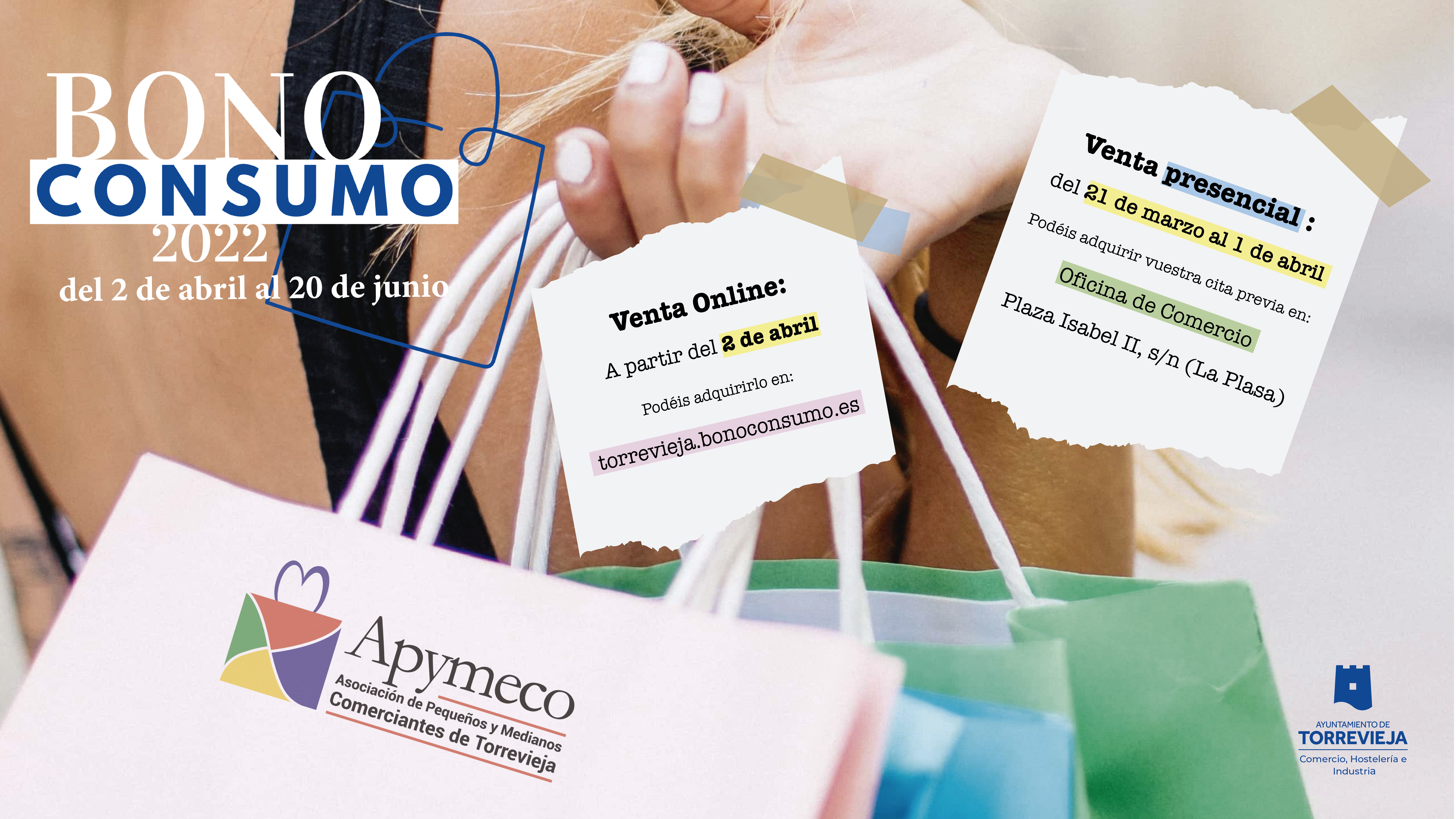 Llega de nuevo el Bono Consumo a Torrevieja con el impacto de un millón en el comercio Llega de nuevo el Bono Consumo a Torrevieja con el impacto de un millón en el comercio