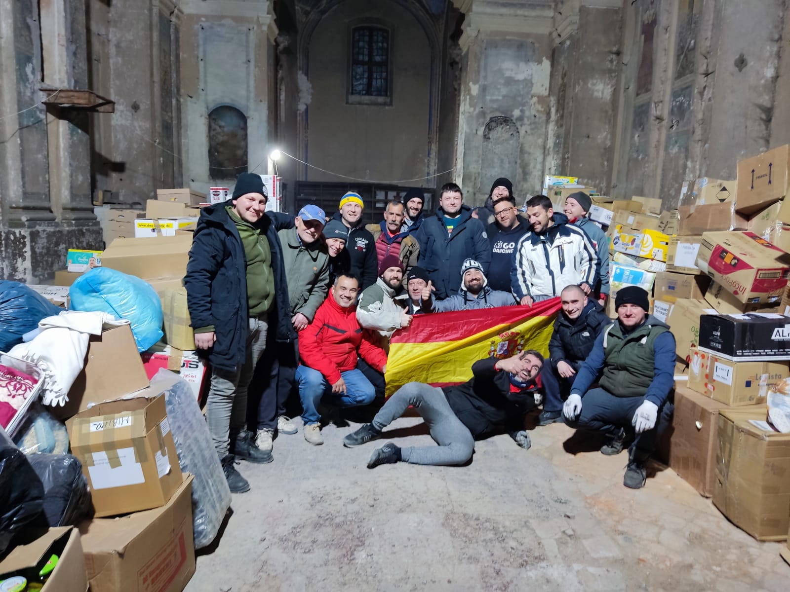 El convoy que salió de Pozuelo de Calatrava ya ha dejado la ayuda humanitaria en Ucrania El convoy que salió de Pozuelo de Calatrava ya ha dejado la ayuda humanitaria en Ucrania