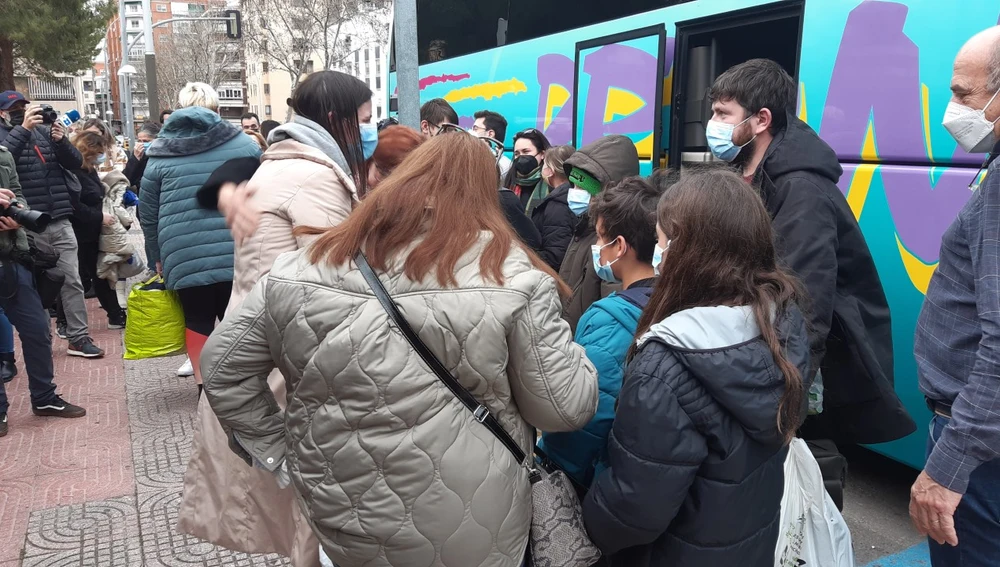 Los refugiados ucranianos han sido recibidos en el Centro Verde del Torreón