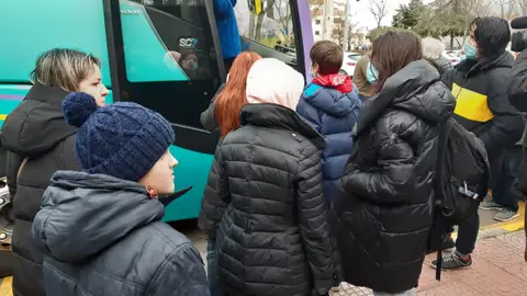 Los refugiados ucranianos han llegado hoy a Ciudad Real Los refugiados ucranianos han llegado hoy a Ciudad Real