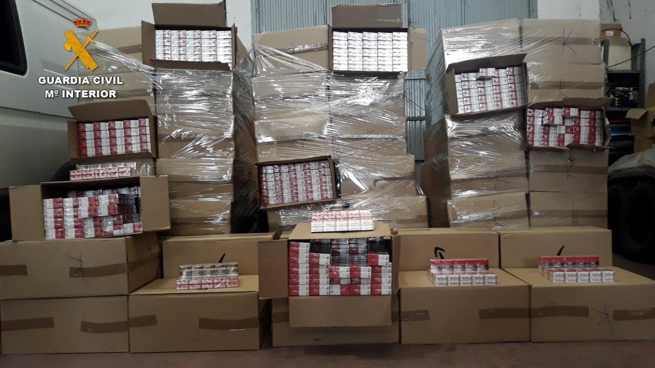 La Guardia Civil de Ciudad Real incauta más de 42.000 cajetillas de tabaco de contrabando La Guardia Civil de Ciudad Real incauta más de 42.000 cajetillas de tabaco de contrabando