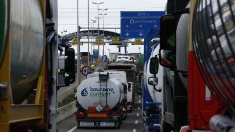 Huelga transportistas en Tarragona