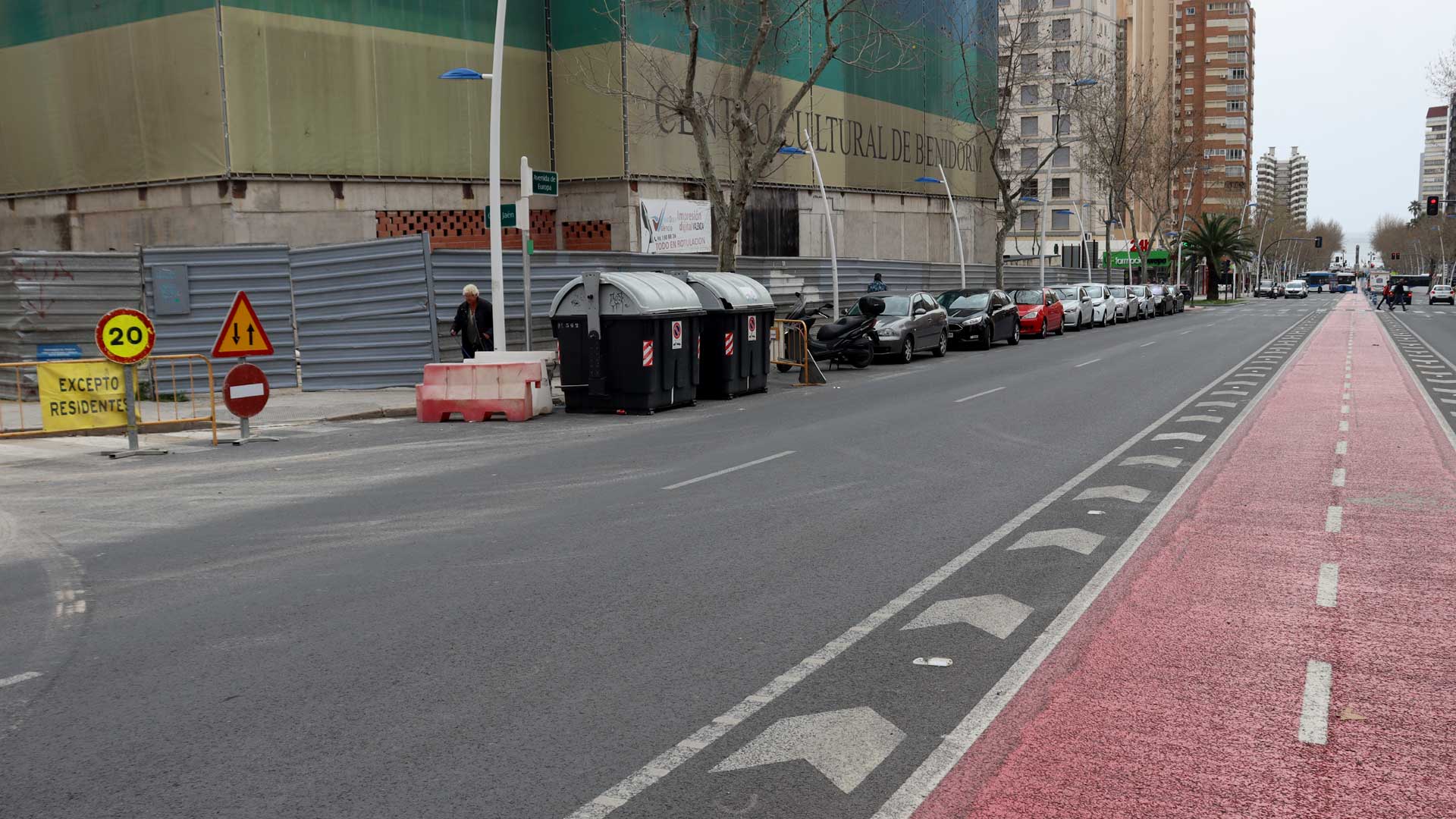 Benidorm comienza la remodelación de la Avenida Europa en el tramo frente al Centro Cultural Benidorm comienza la remodelación de la Avenida Europa en el tramo frente al Centro Cultural