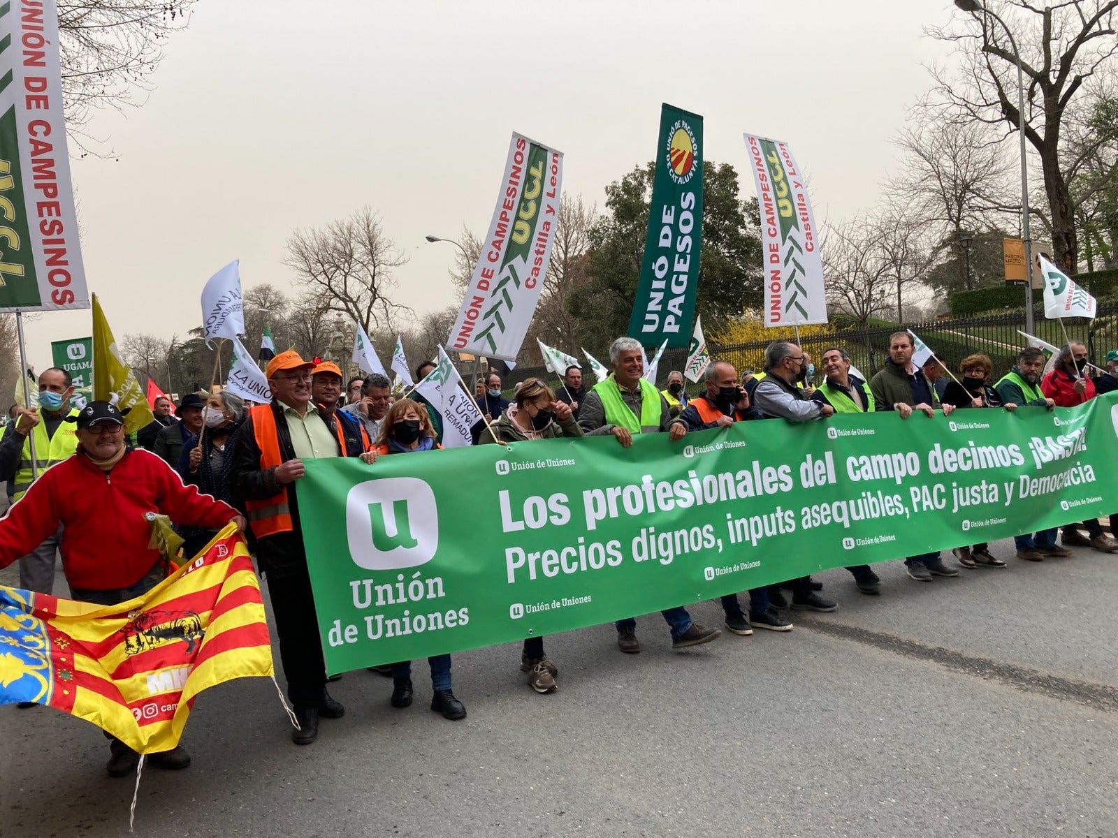 La agricultura de Castellón alza la voz en Madrid La agricultura de Castellón alza la voz en Madrid