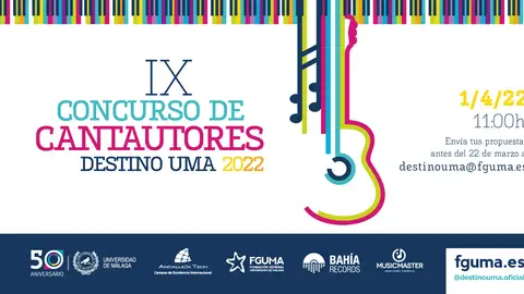 IX Concurso de Cantautores Destino UMA Universidad de Málaga