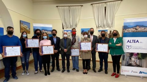 Entrega distintivos SICTED en Altea