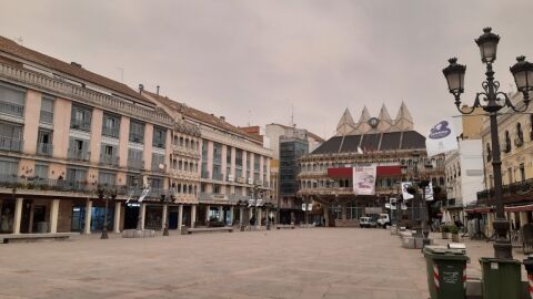 La calima deja un color anaranjado en Ciudad Real