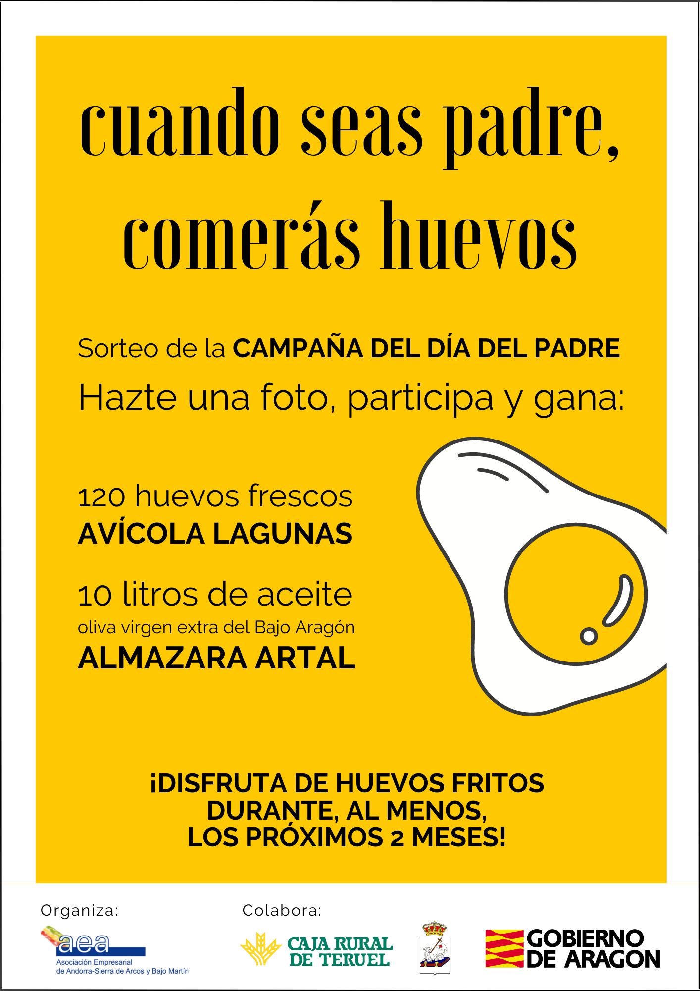 Los padres comerán huevos en Andorra y Bajo Martín Los padres comerán huevos en Andorra y Bajo Martín