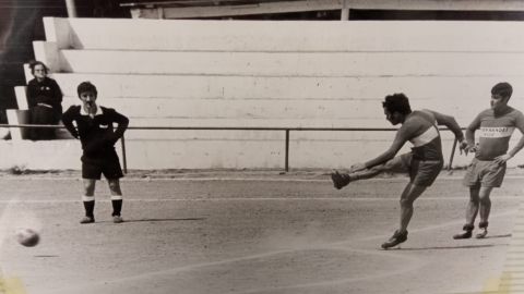 Un partido de la liga local en el Francisco Norte en los a&ntilde;os 60'
