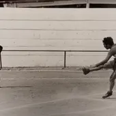 Un partido de la liga local en el Francisco Norte en los años 60' Un partido de la liga local en el Francisco Norte en los años 60'