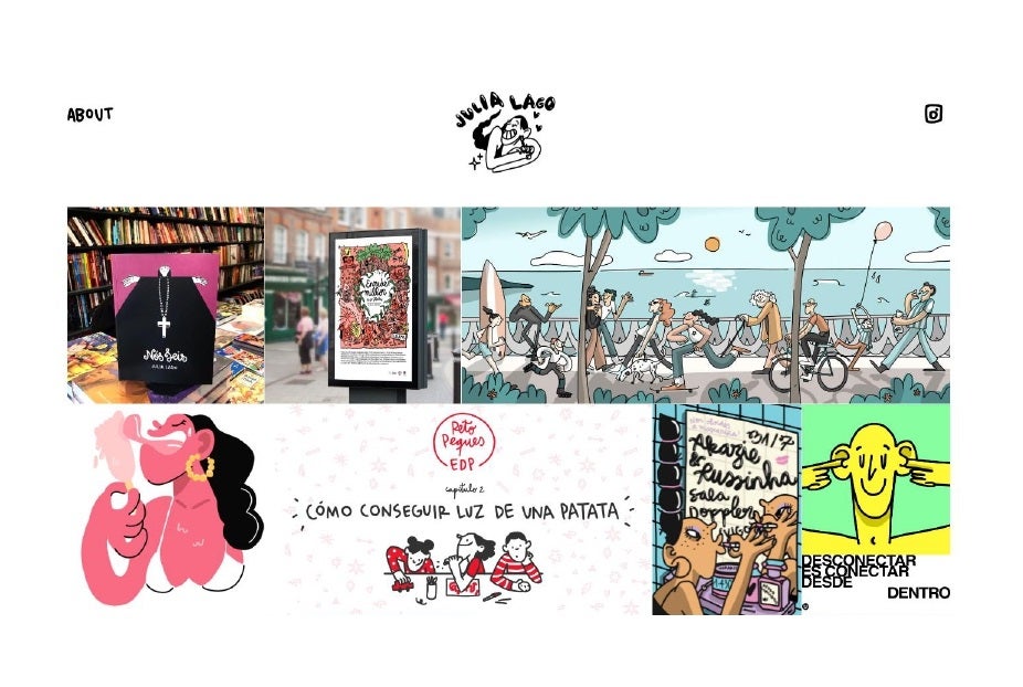 Julia Lago: ilustrando a vida real e a imaxinaria Julia Lago: ilustrando a vida real e a imaxinaria