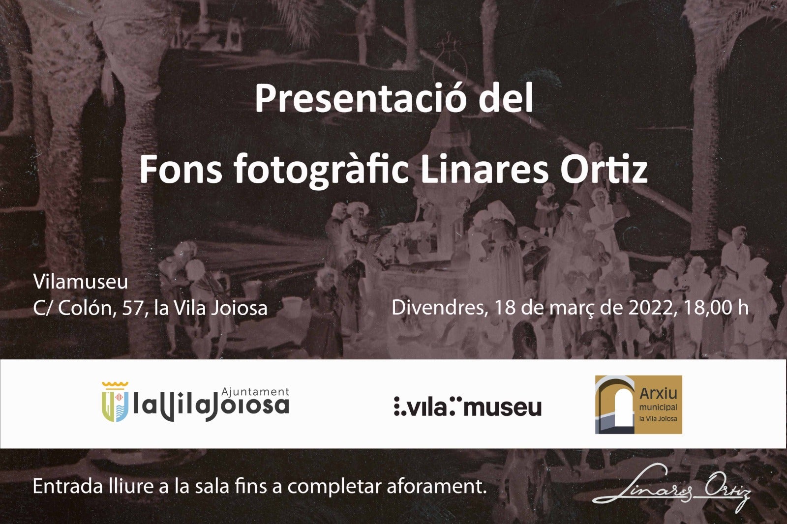 Vilamuseu presenta el archivo fotográfico de la familia Linares Ortiz Vilamuseu presenta el archivo fotográfico de la familia Linares Ortiz