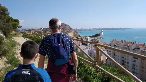 Las vistas que ofrece la ruta del monte Benacantil 