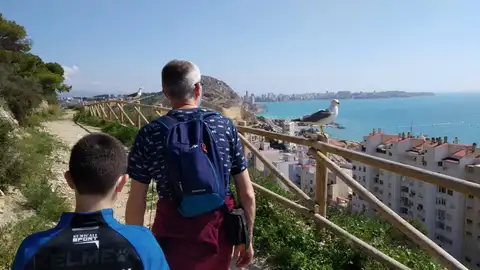 Las vistas que ofrece la ruta del monte Benacantil Las vistas que ofrece la ruta del monte Benacantil